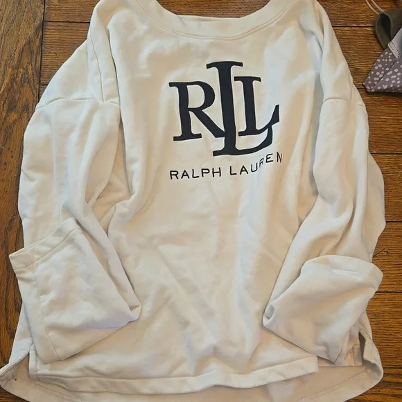 Ralph Lauren Cream Sweatshirt - Picture 3 of 3
